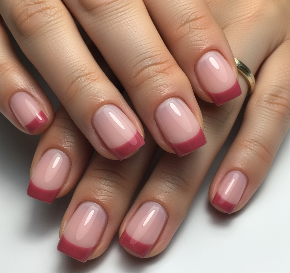 Ombre French Tip Nails
