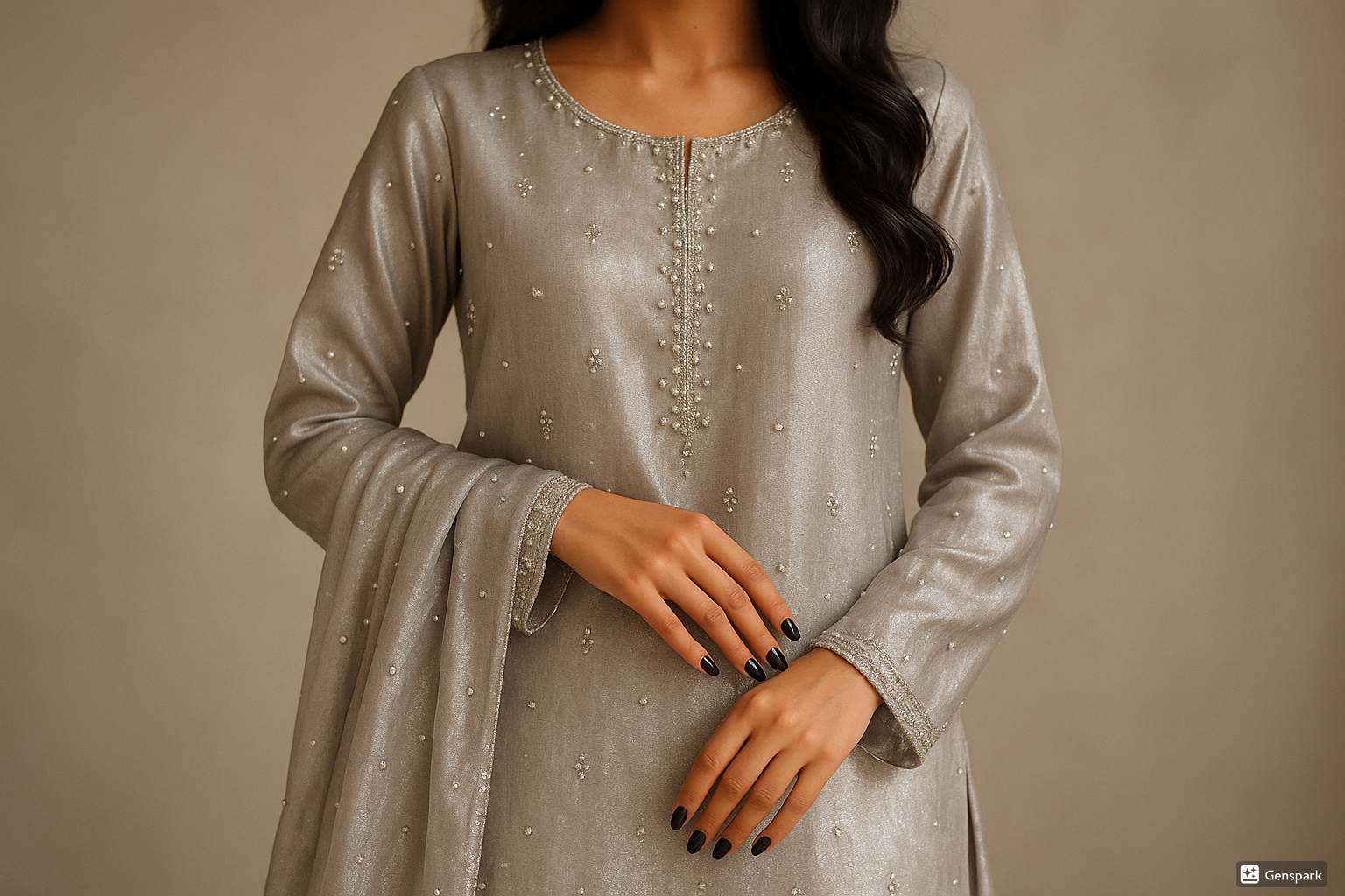 silver grey tissue