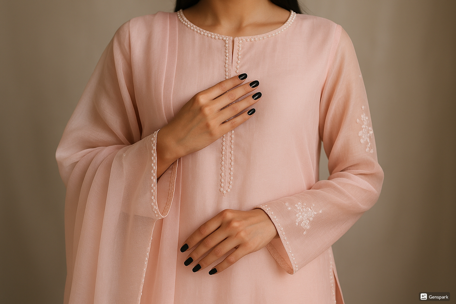 pink organza