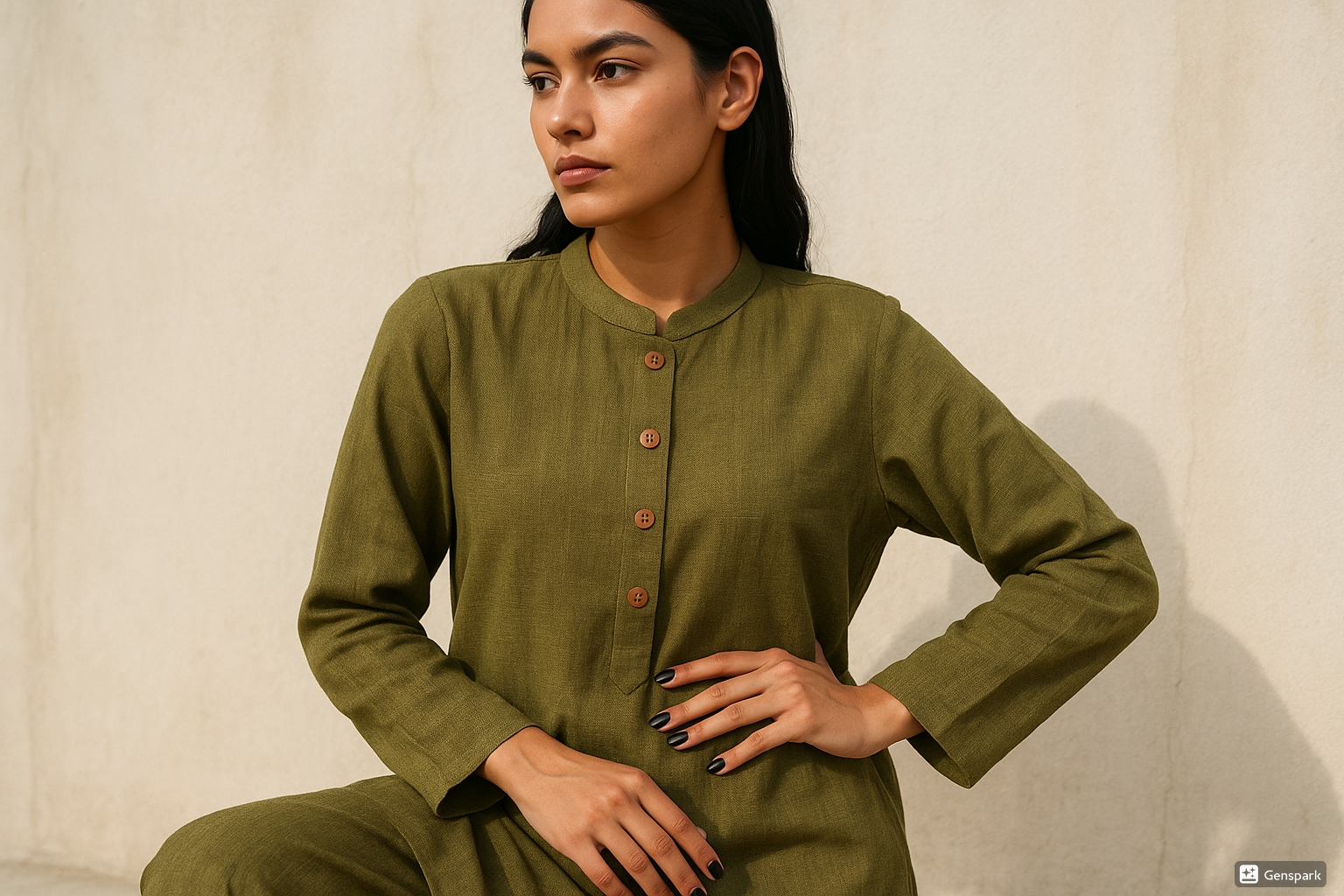 olive green khaadi