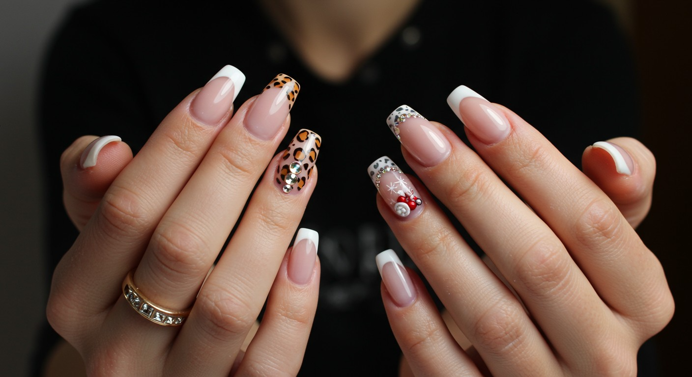 advanced french tip nail design